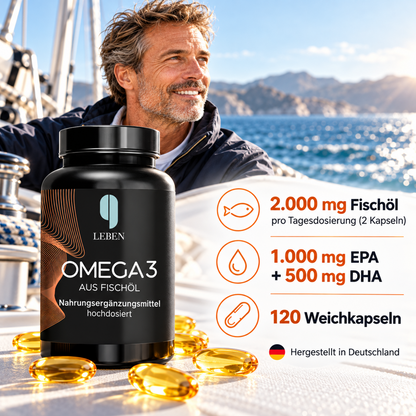 Omega-3 mit EPA & DHA – 120 Kapseln