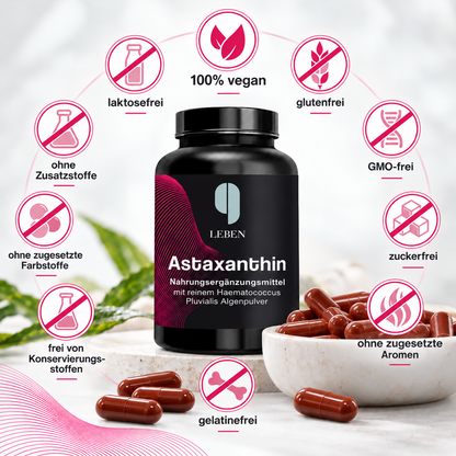 Astaxanthin – 6 mg – 180 Kapseln