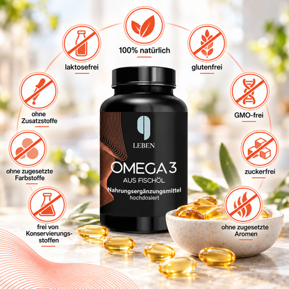 Omega-3 mit EPA & DHA – 120 Kapseln
