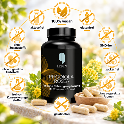 Rhodiola Rosea – 800 mg Rosenwurz-Extrakt