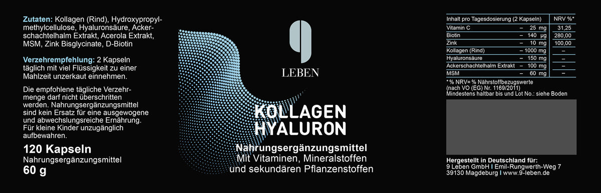 Kollagen Hyaluron Kapseln